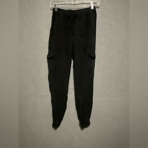 Thread + Supply Black Utility Cargo Joggers XXS Lightweight Gorpcore Slim Fit